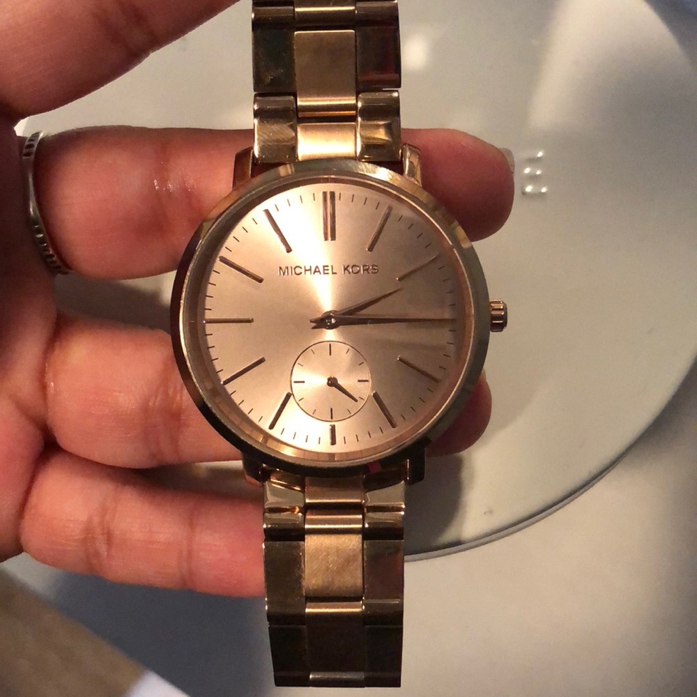 Michael Kors rose gold watch